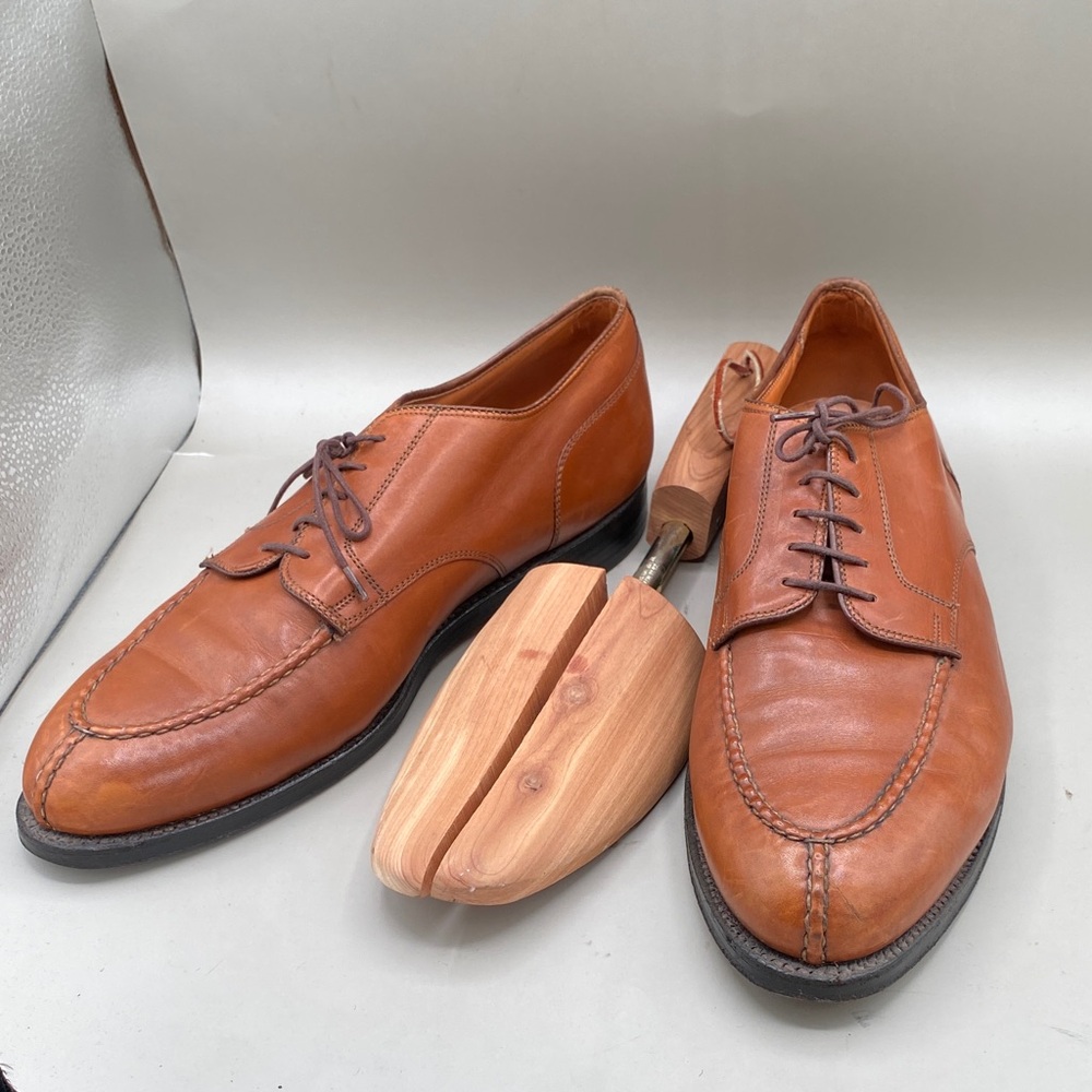 Alden Brown Leather Men's Oxfords (lot 430) - Picture 2 of 13